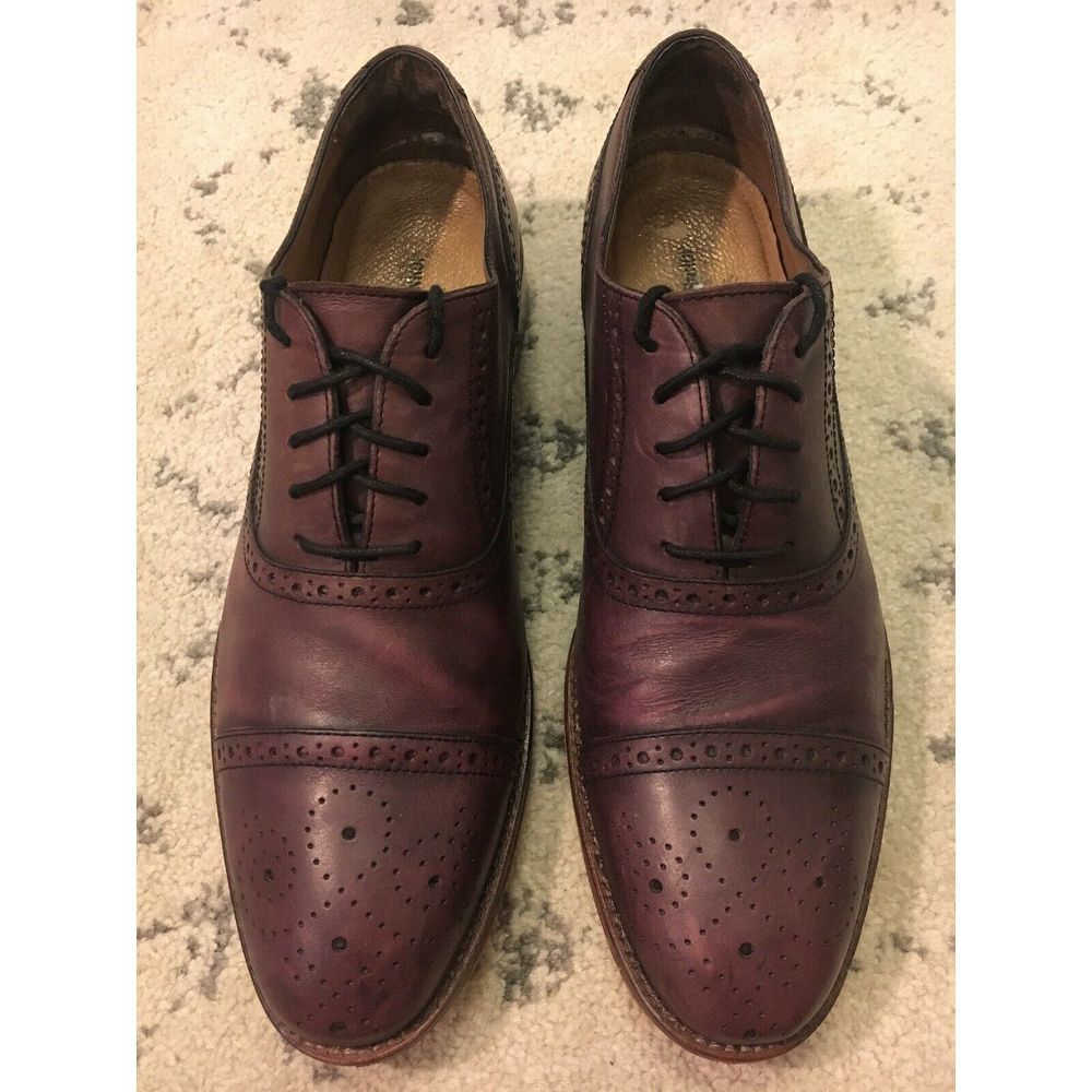 Johnston & Murphy Conard Shoes Leather Cap Toe - image 5